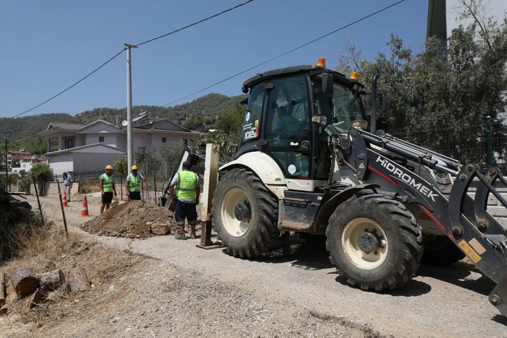 Fethiye Eldirek'de Kesintisiz İçme Suyu İçin Çalışmalar Başladı