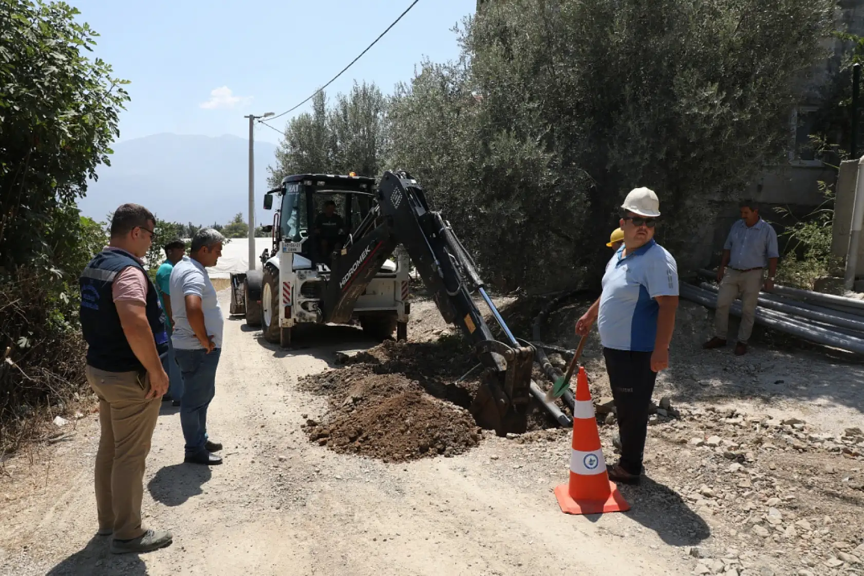 Fethiye Eldirek'de Kesintisiz İçme Suyu İçin Çalışmalar Başladı