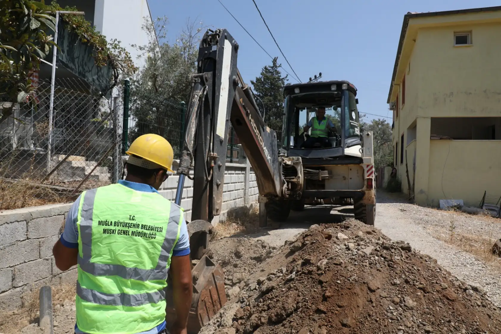 Fethiye Eldirek'de Kesintisiz İçme Suyu İçin Çalışmalar Başladı