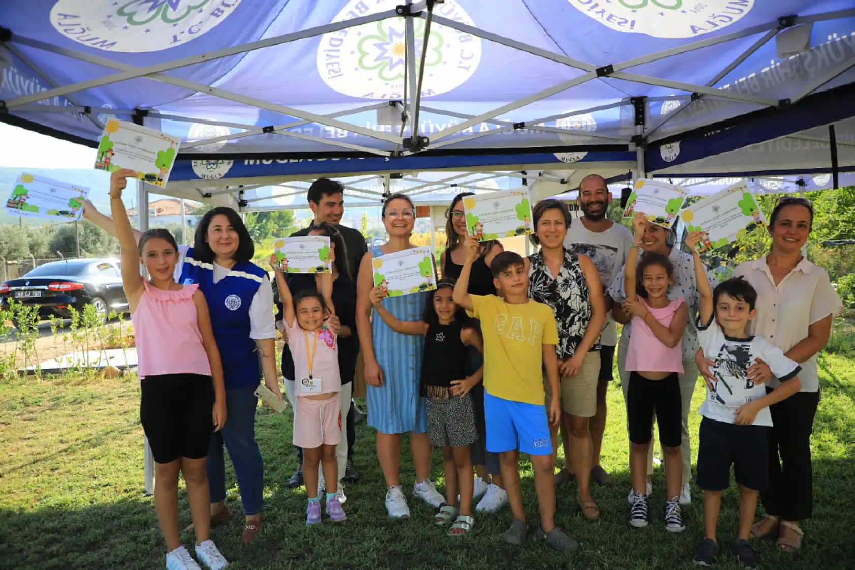 Muğla'da Minik Eller Hasat Sevinci Yaşadı