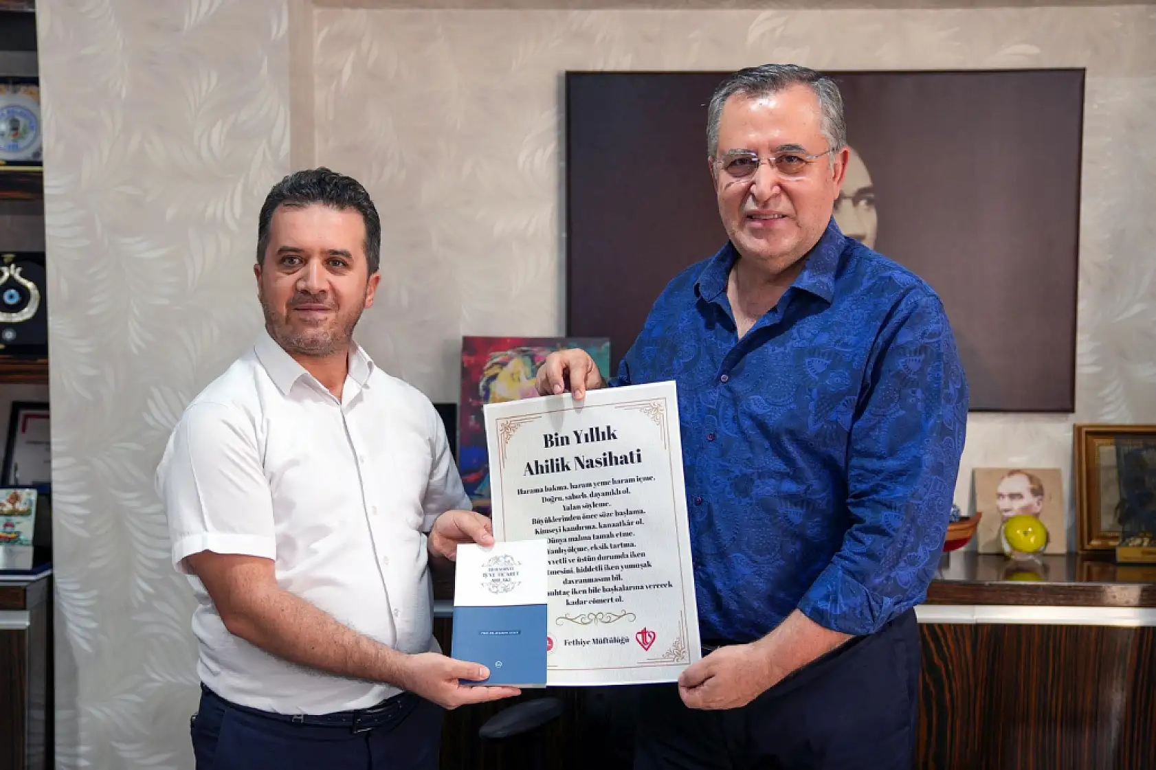Fethiye Müftüsü Kenan Doğru'dan FTSO'ya Ziyaret