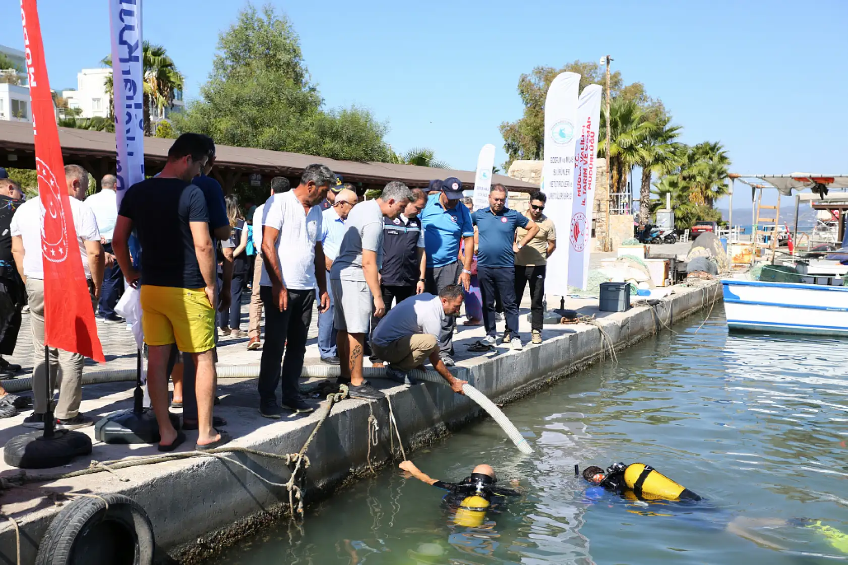 Milas Boğaziçi'nde 160 Bin Yavru Balık Denizle Buluştu