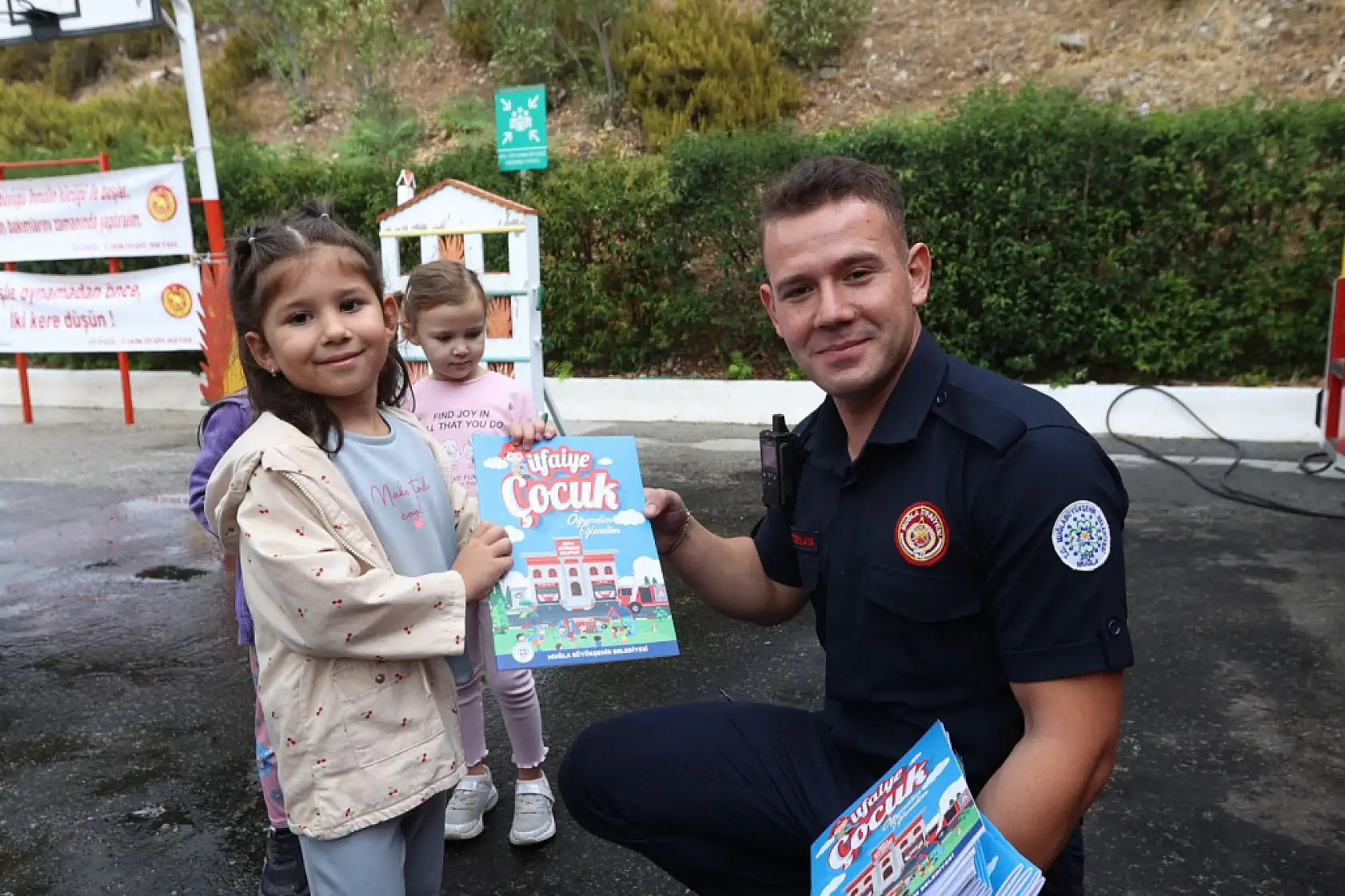 İtfaiye Haftası'nda küçük kahramanlar sahada
