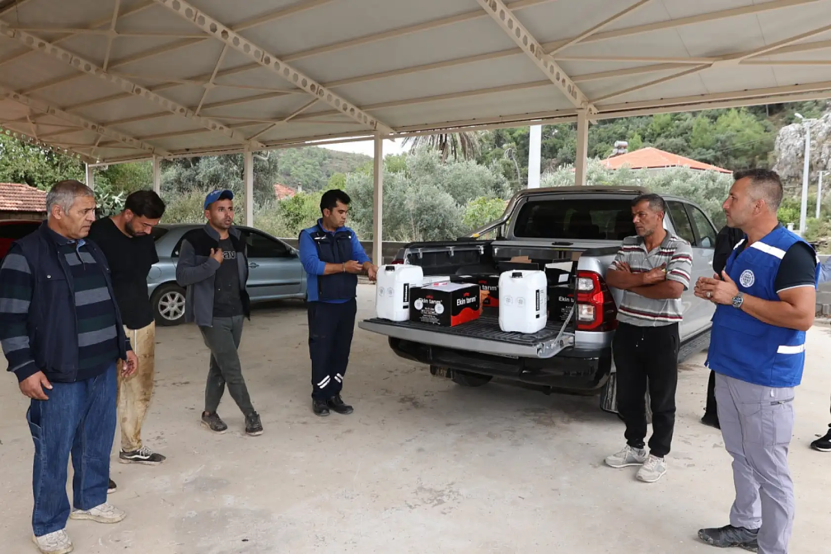 Selden zarar gören Ortacalı üreticiye büyükşehir desteği