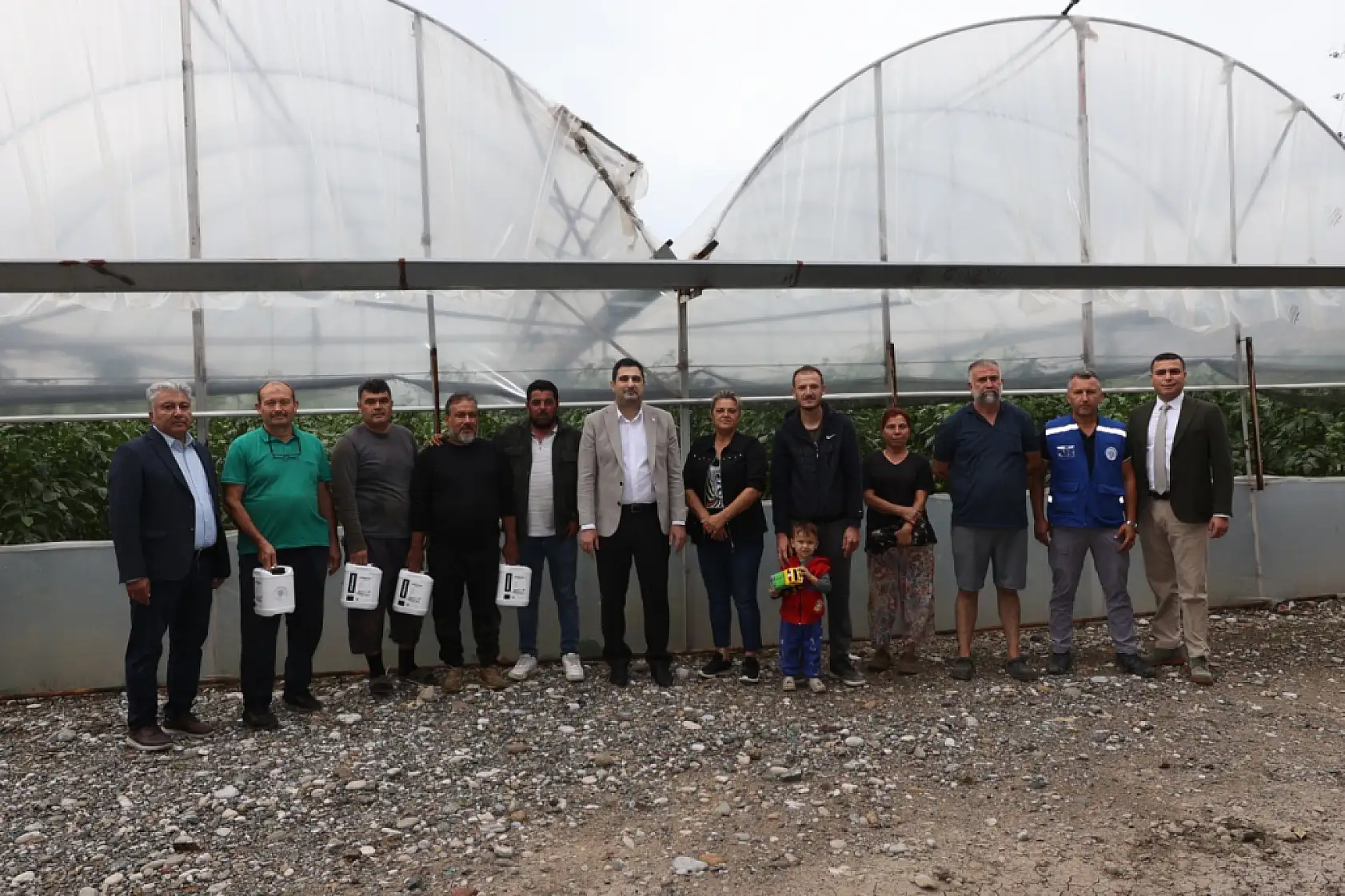 Selden zarar gören Ortacalı üreticiye büyükşehir desteği