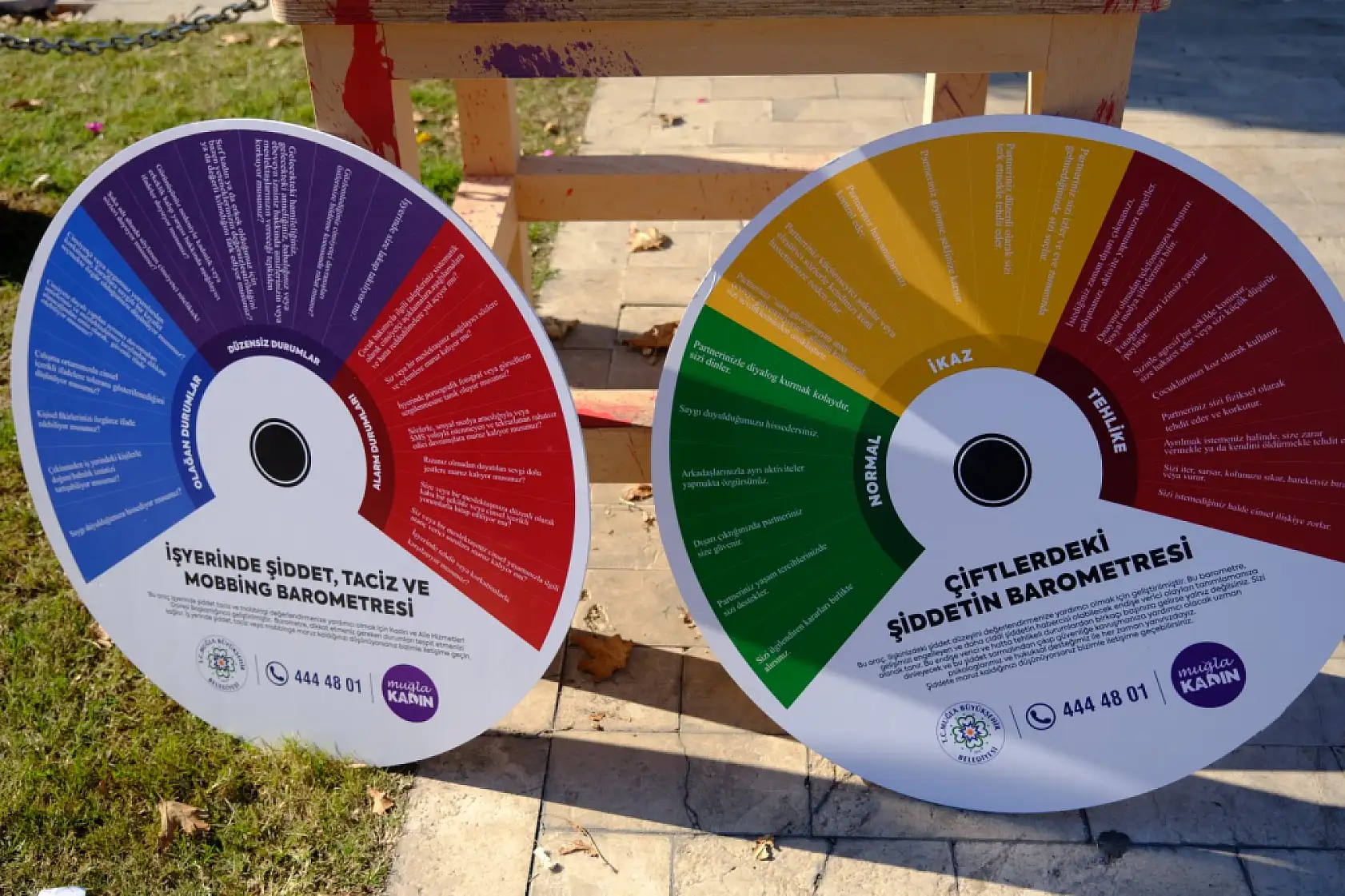 Fethiye'de kadına şiddete karşı güçlü dayanışma: Kent Konseyi'nden anlamlı etkinlik