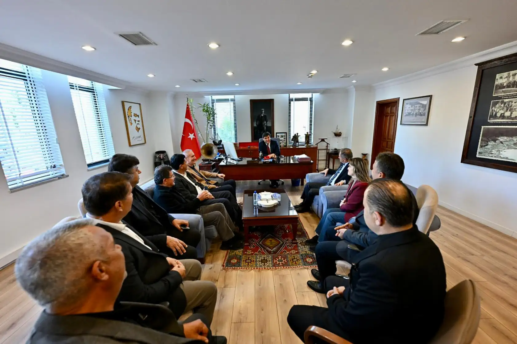 Fethiye Esnaf Odası Başkanı ve Başkan Adayı Soydemir'den Başkan Karaca'ya ziyaret