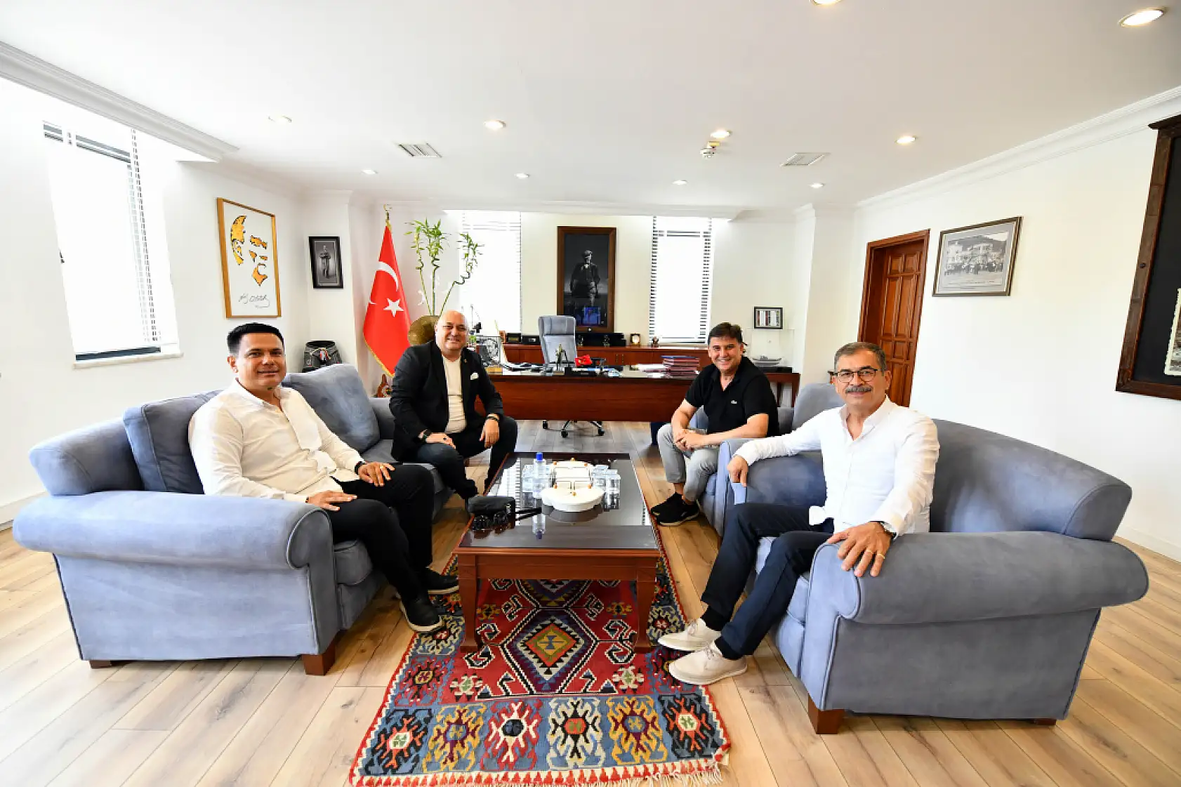 Yatağan Belediye Başkanı Günay,  Başkan Karaca'yı ziyaret etti