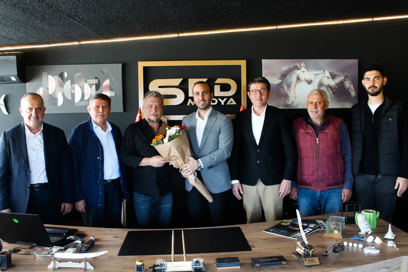 BİK genel kurul üyesi Köktener'e tebrik ziyareti