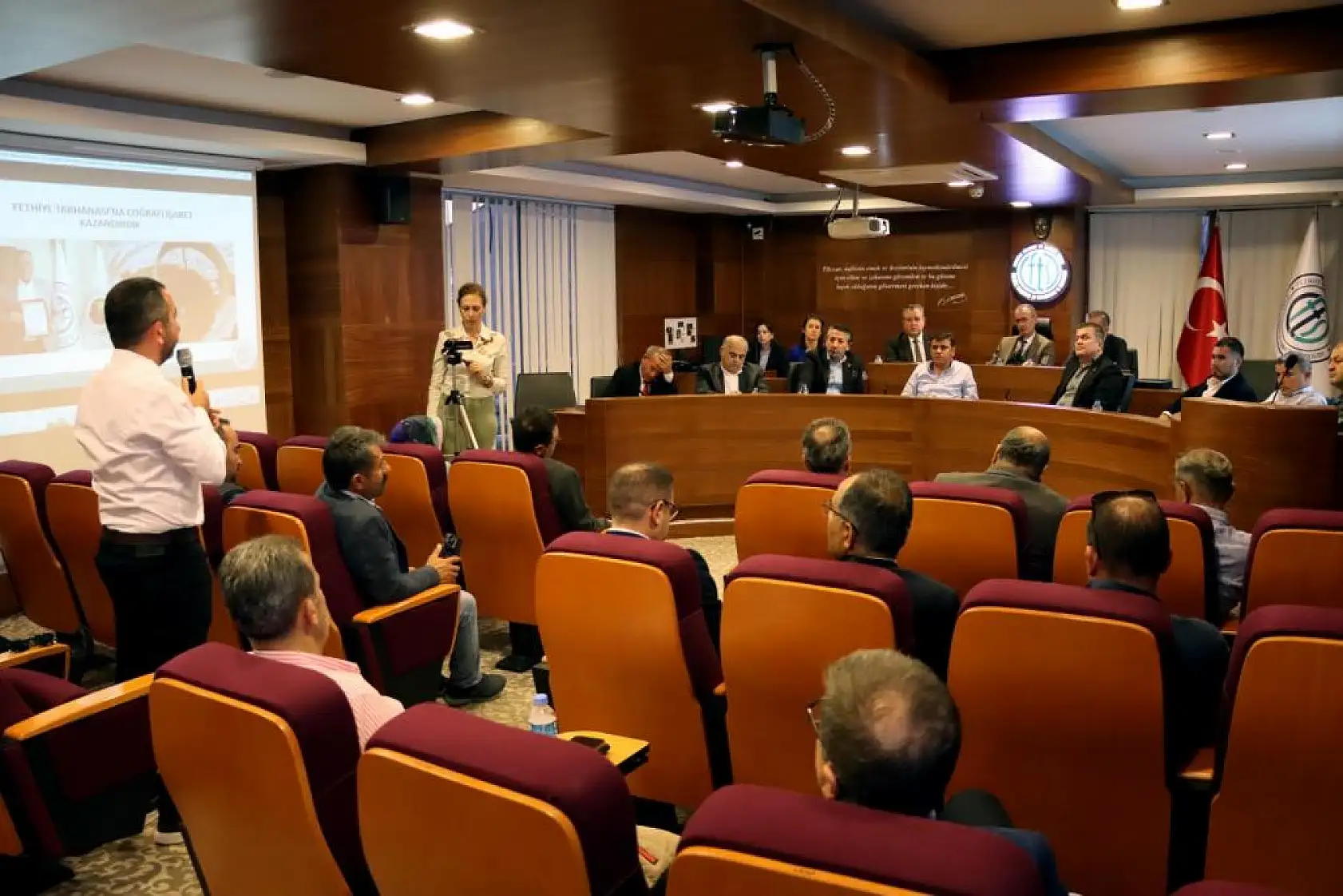 Kaymakam Ertaş, FTSO toplantısına katıldı