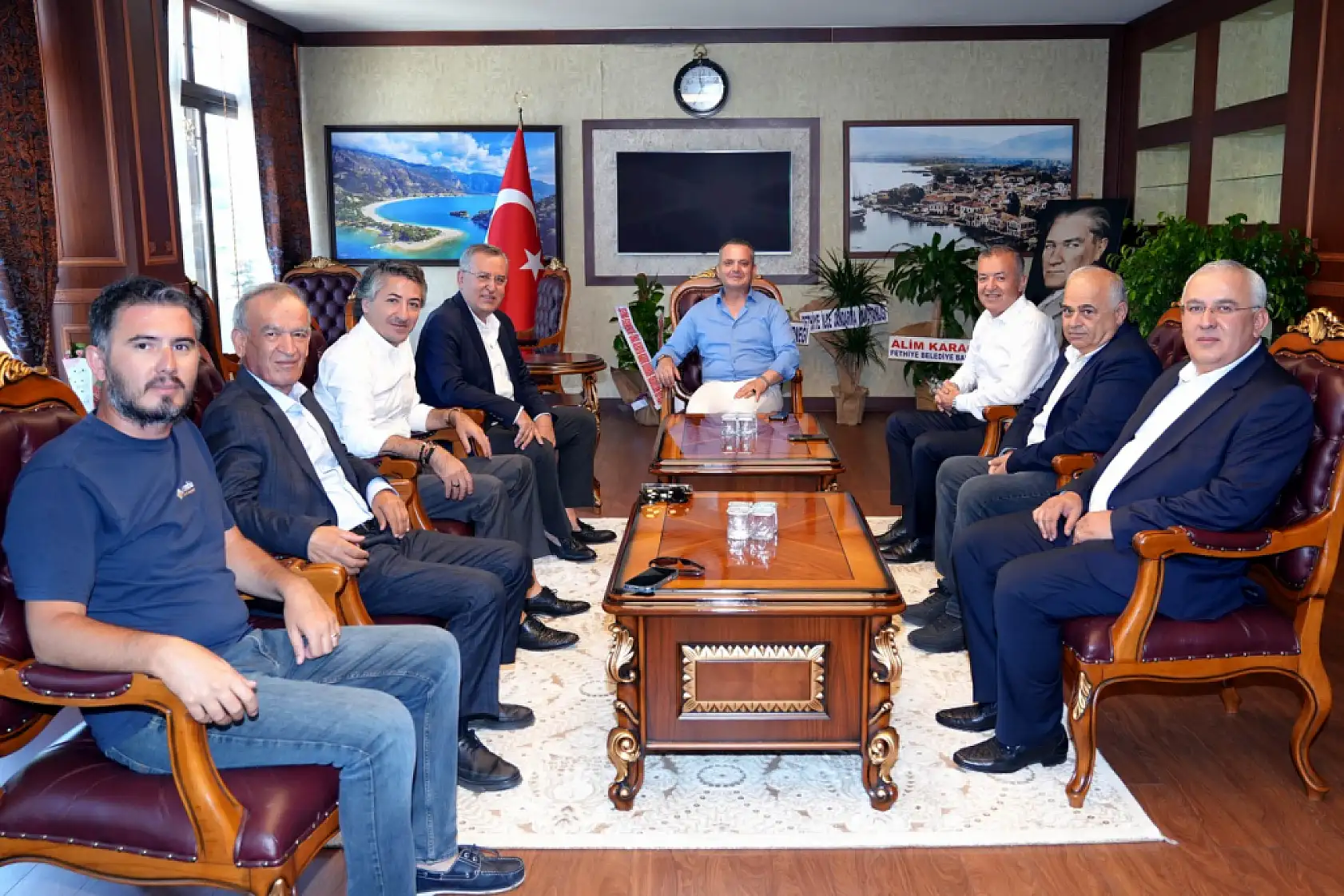 FTSO Yönetimi, Kaymakam Akkaya'yı ziyaret etti