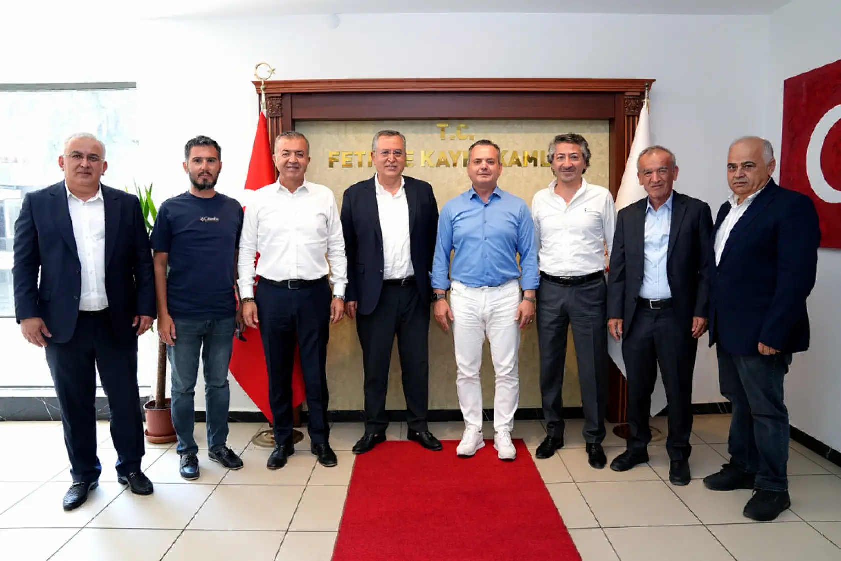 FTSO Yönetimi, Kaymakam Akkaya'yı ziyaret etti