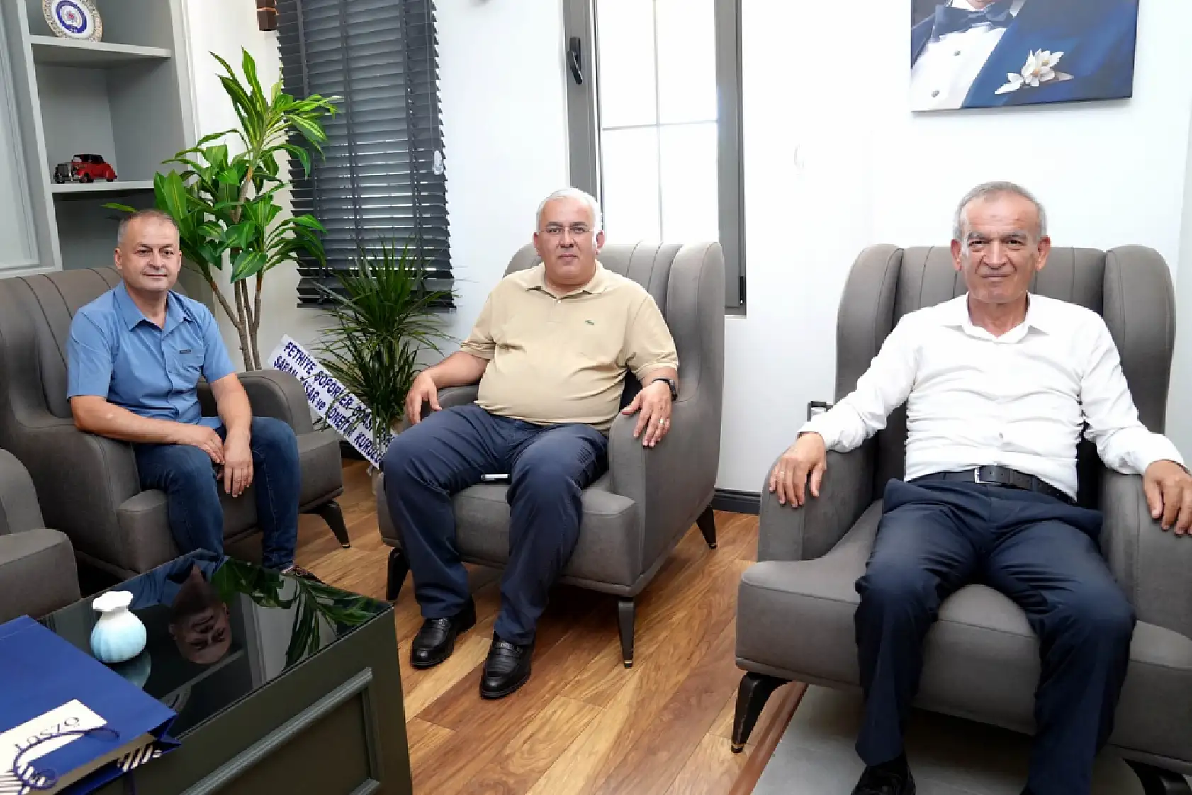 FTSO Yönetimi, Fethiye İlçe Emniyet Müdürü Salih Murat Kara'yı ziyaret etti