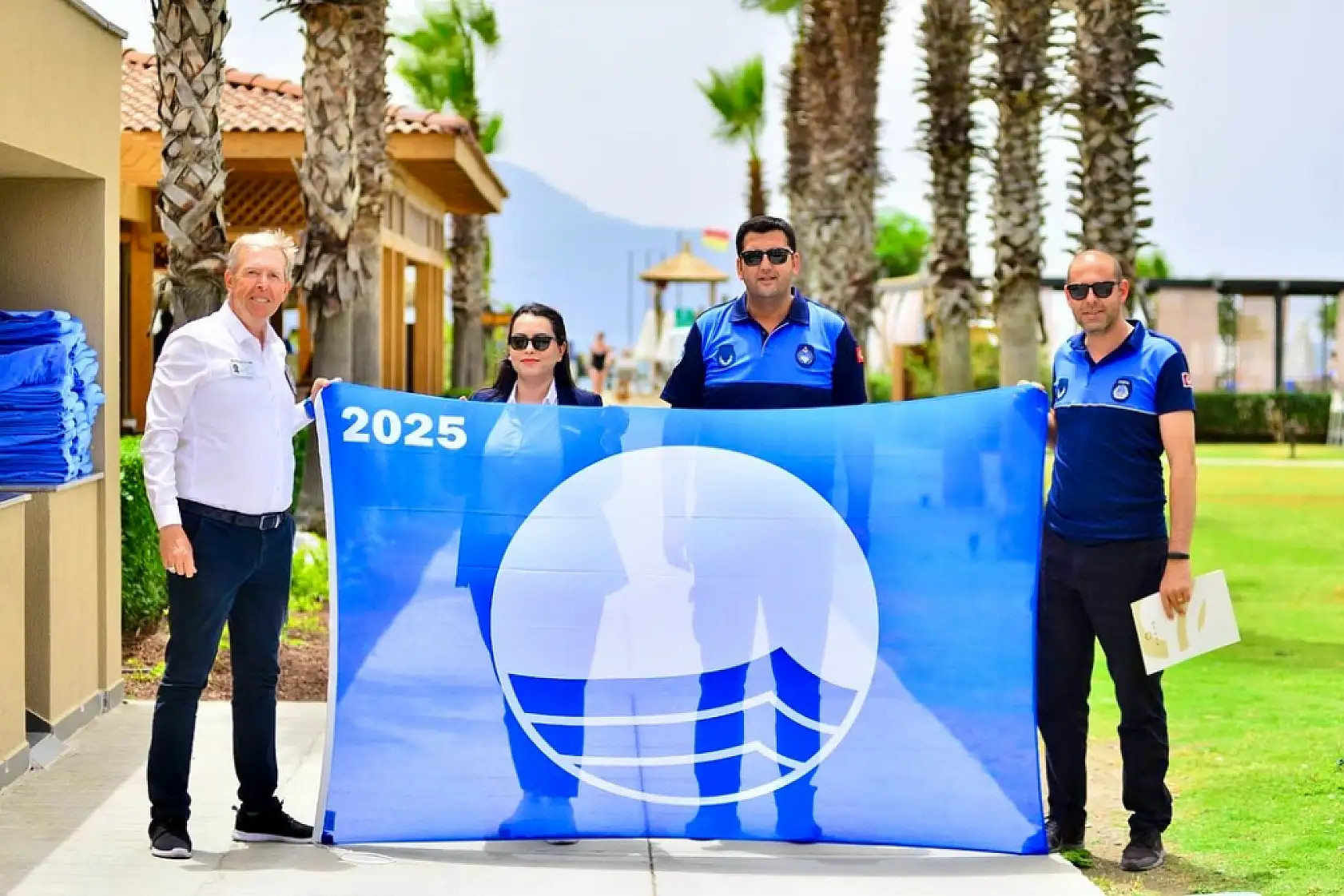 Fethiye'de 2025 Yılı Mavi Bayraklar Sahiplerini Buldu