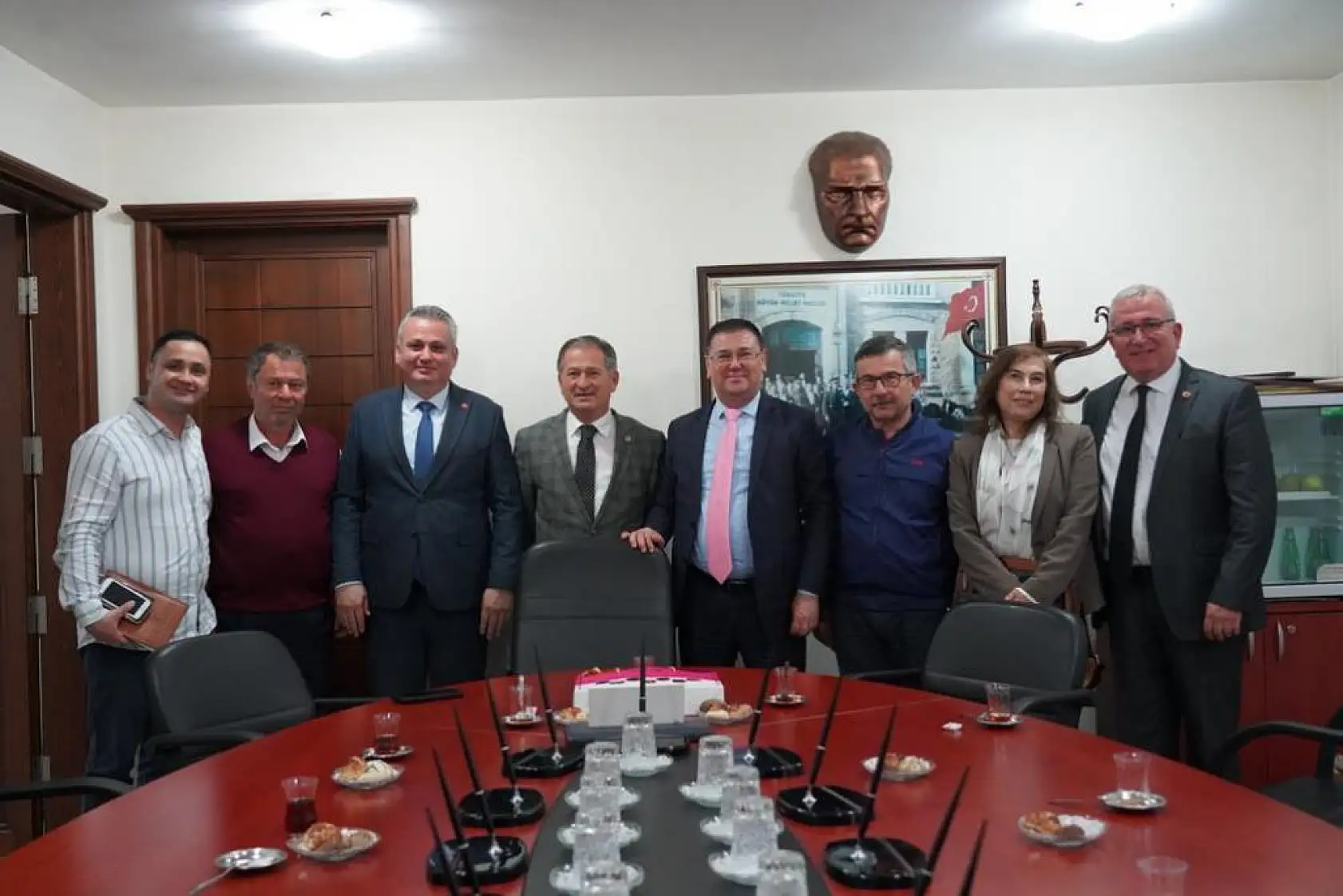 Başkan Tokat Fethiye'de ziyaretlerde bulundu