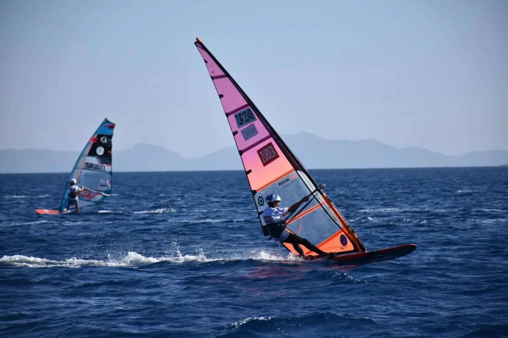 Züber TYF Windsurf Türkiye Ligi Şampiyonası'nın 3. ayak yarışları, Bodrum'da tamamlandı