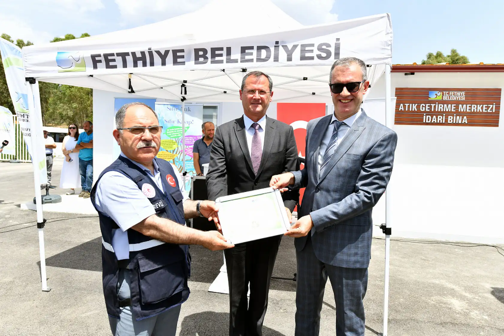Fethiye Belediyesi Atık Getirme Merkezi açıldı