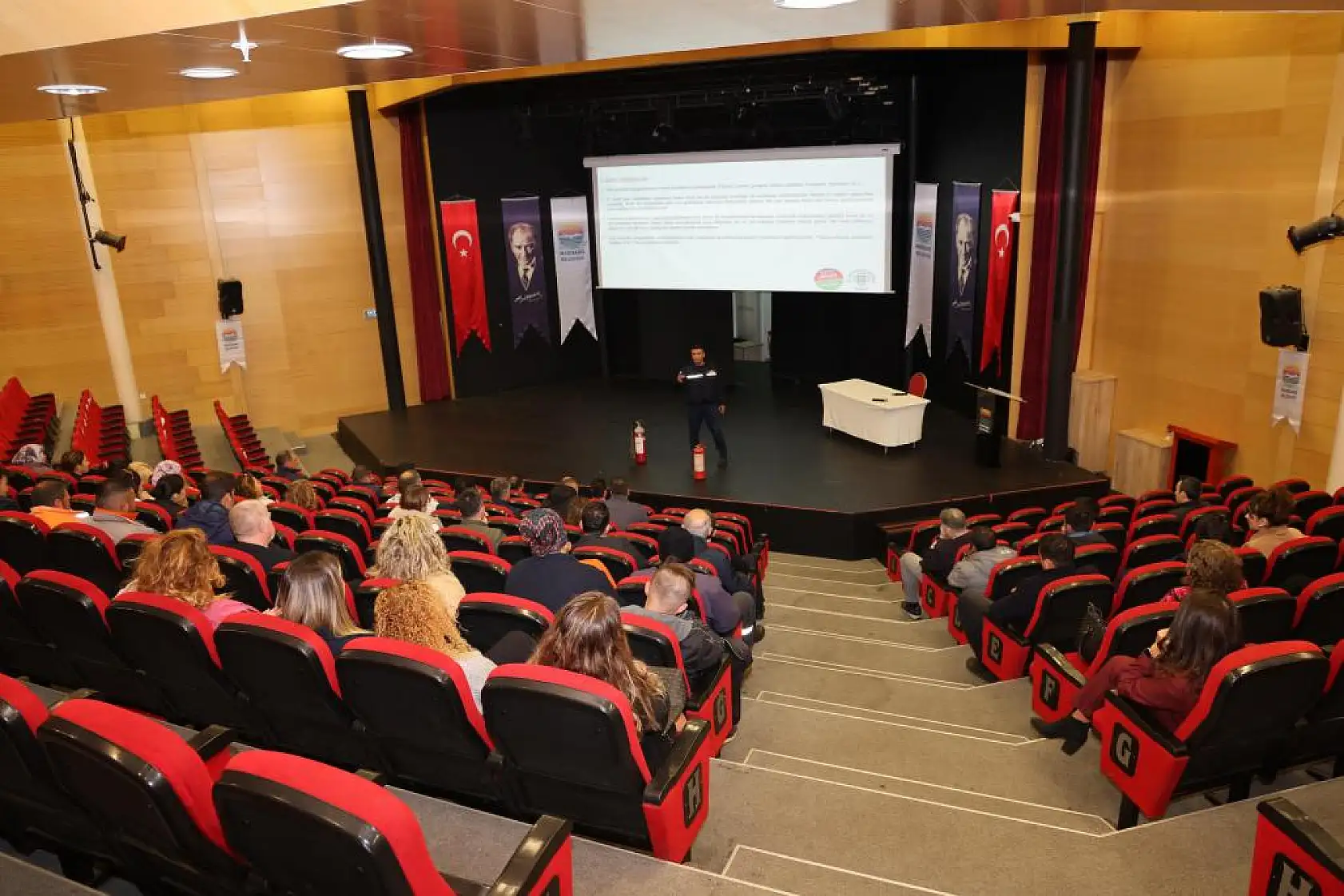 Personellere yangın eğitimi verildi