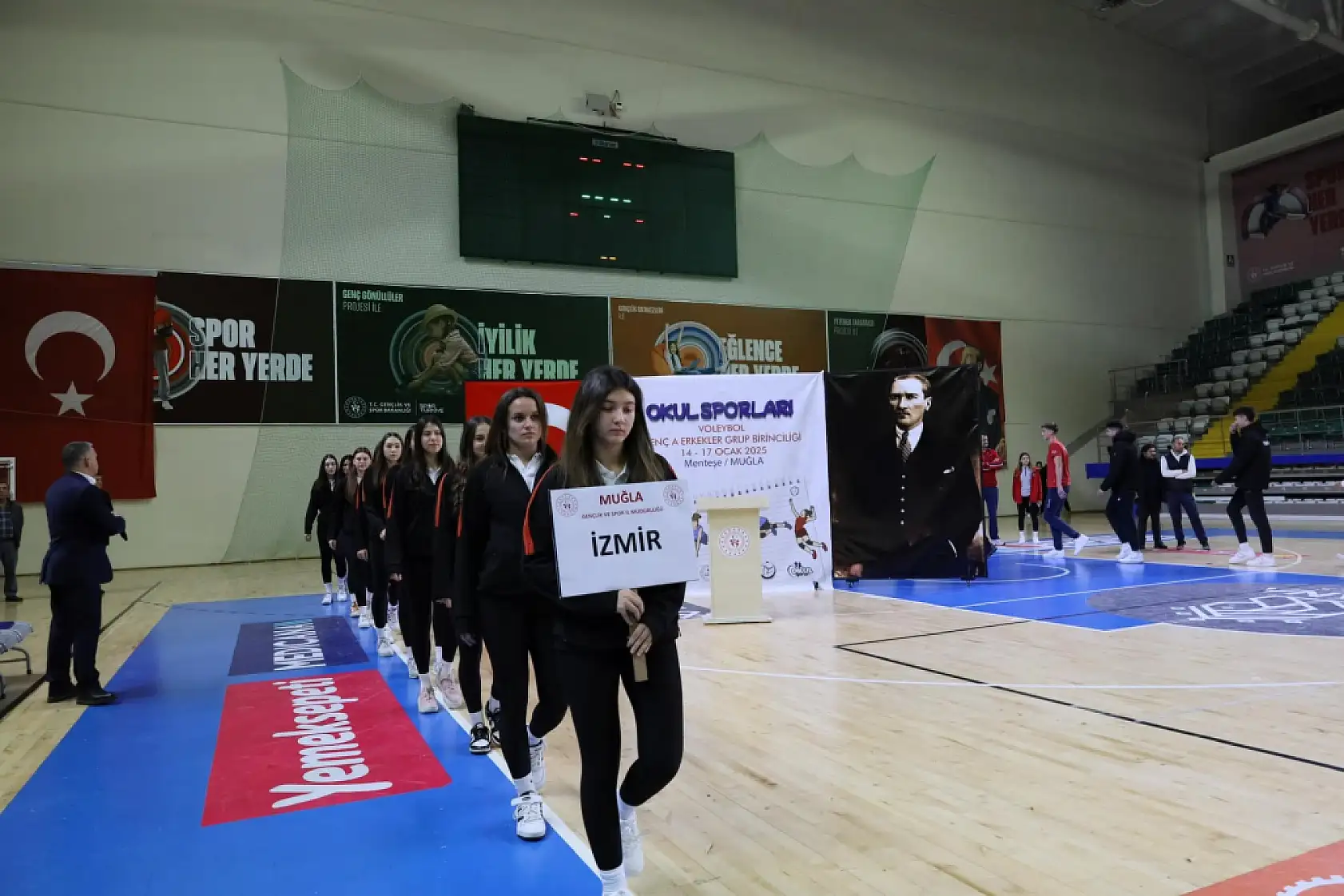 Muğla'da 250 sporcunun katıldığı grup birinciliği turnuvası başladı
