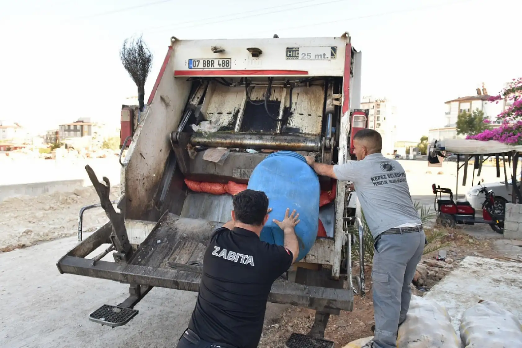 1,5 ton işlenmiş patates imha edildi