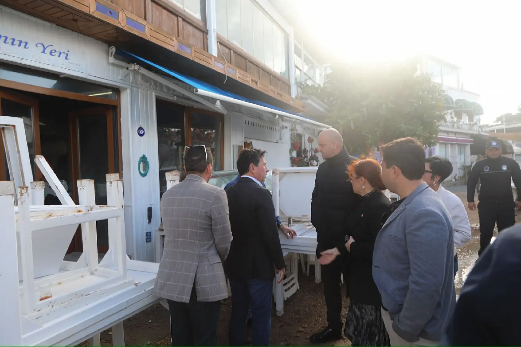 Başkan Aras'tan Fırtınadan Etkilenen İş Yerlerine Ziyaret