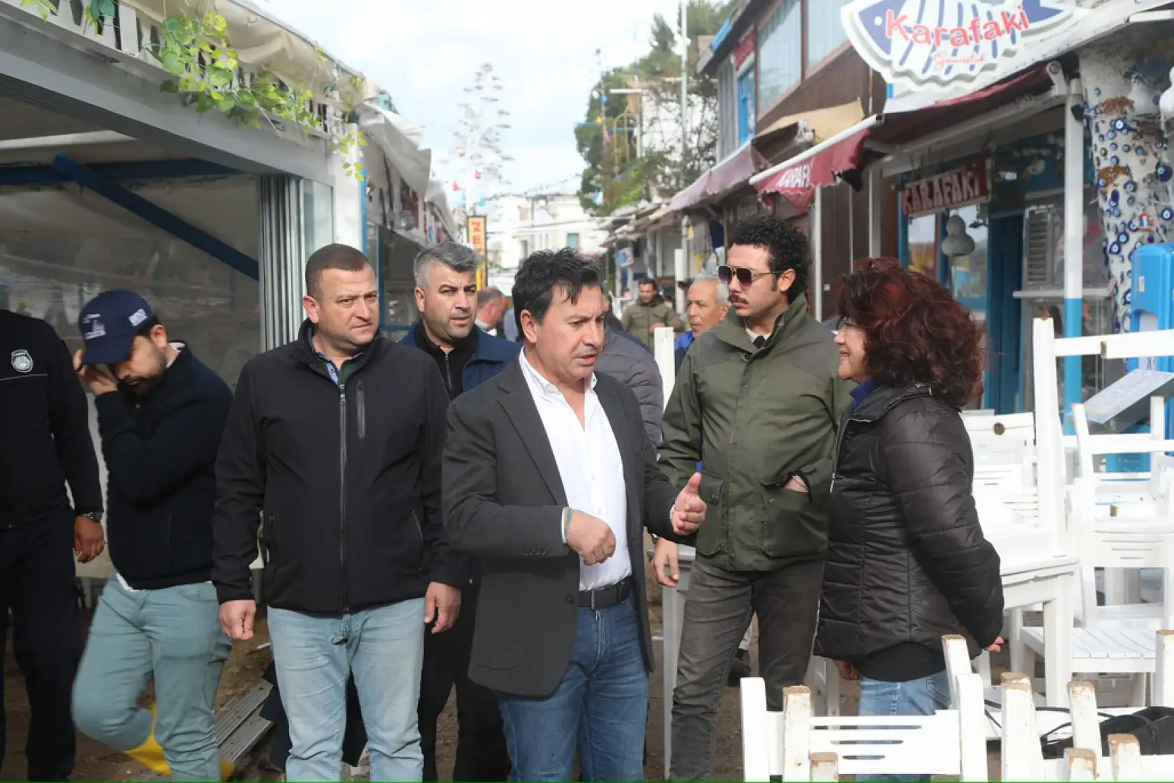 Başkan Aras'tan Fırtınadan Etkilenen İş Yerlerine Ziyaret