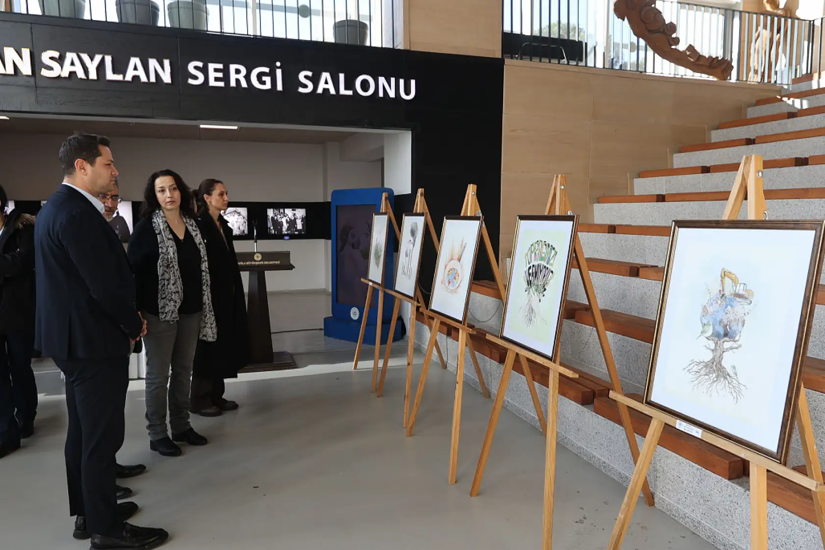 'Bir Başka Yolculuk Gerek Bize' Sergisi Muğla'da Sanatseverlerle Buluştu