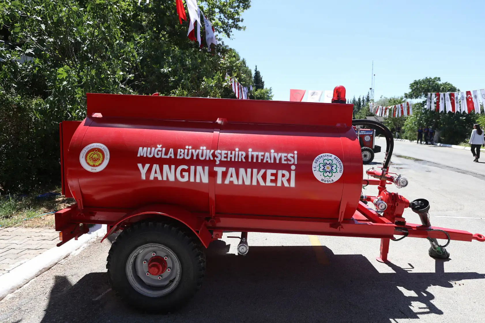 Muğla Büyükşehir'e Ait Yangın Tankerleri Görevde