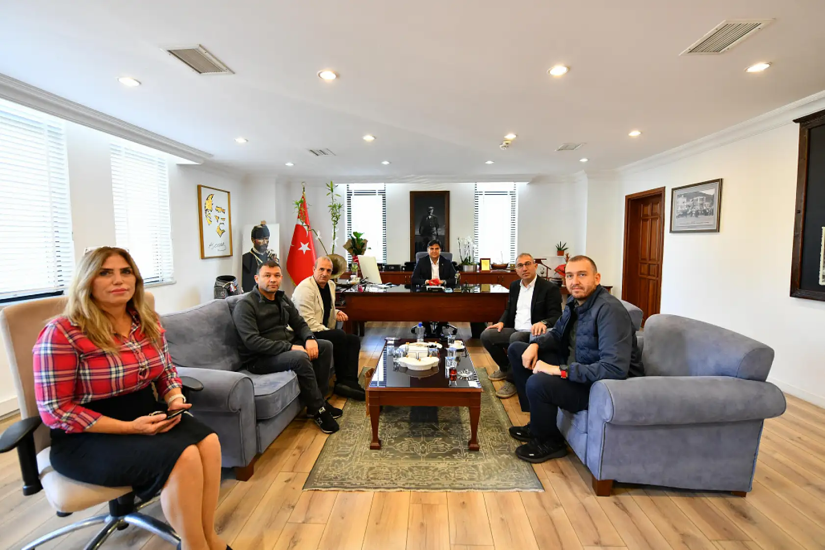 İDO Genel Müdürü Orhan'dan Başkan Karaca'ya Ziyaret