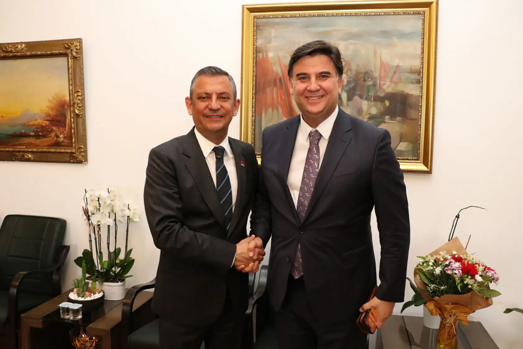 Başkan Karaca, CHP Genel Başkanı Özgür Özel ile Görüştü