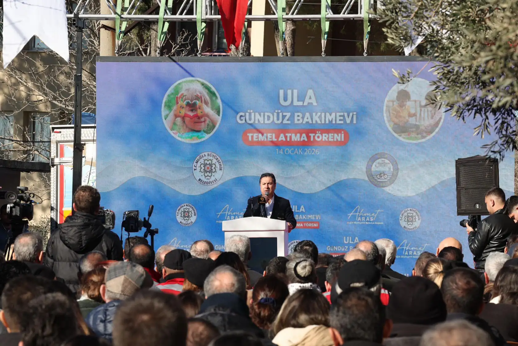 Ula'da Gündüz Bakımevi'nin Temeli Atıldı