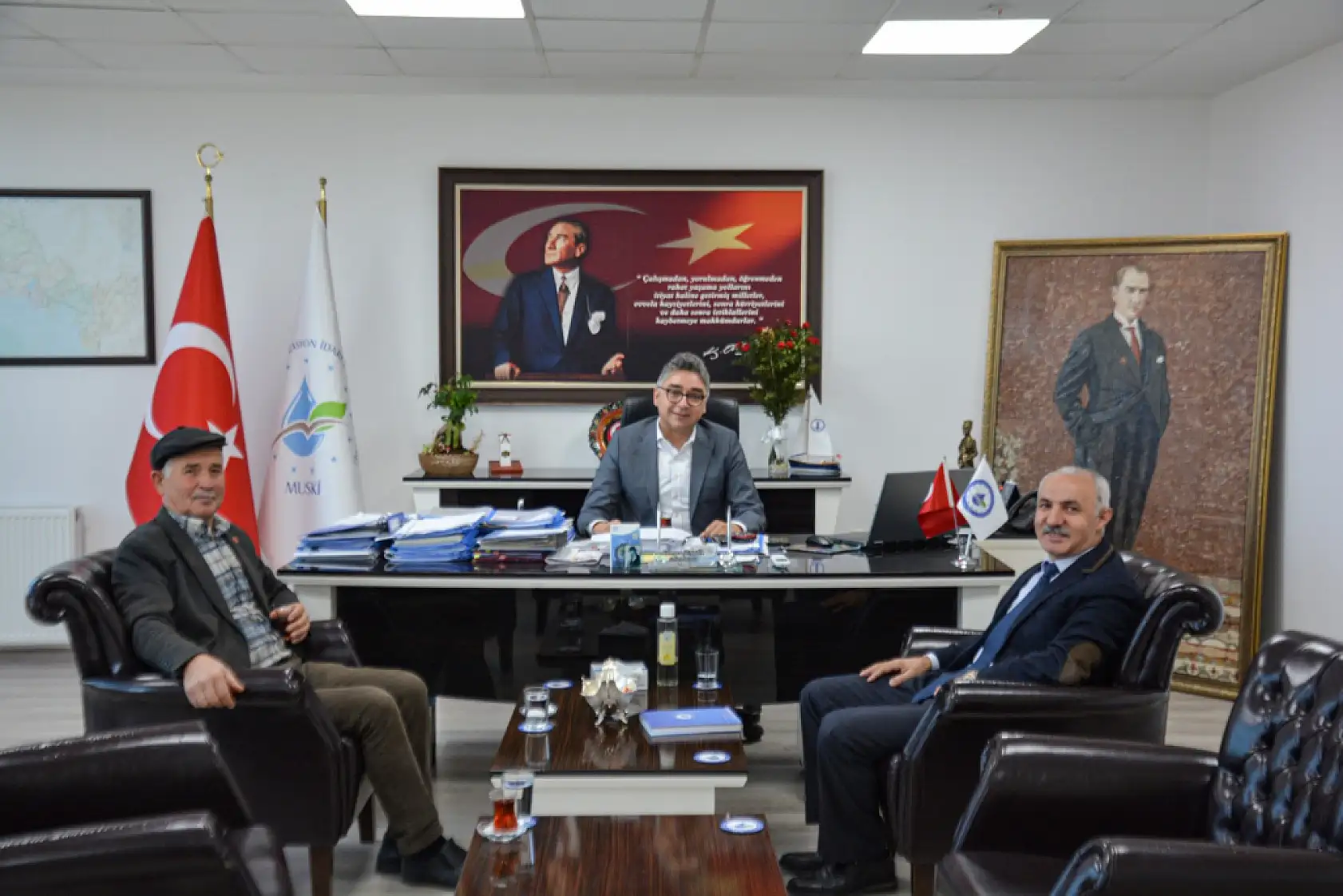 Milas ve Menteşe Muhtarlarından Genel Müdür Şengül'e Ziyaret