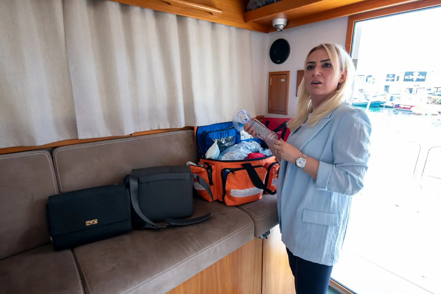 İl Sağlık Müdürü Dr. Eriş Başaran Akça'dan Bodrum Deniz Kurtarma Derneği'ne Ziyaret