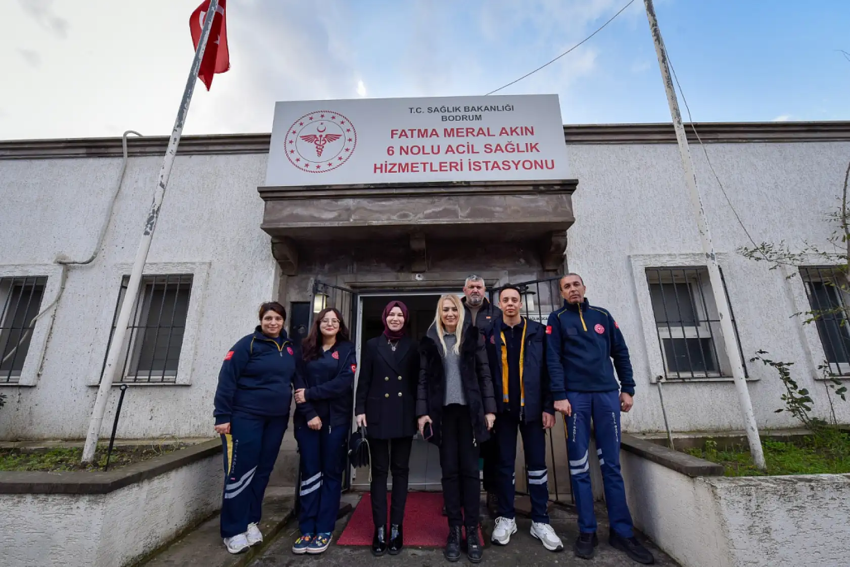Bodrum'da sağlık hizmetlerine yakın takip: İstasyonlar incelendi, yeni ambulanslar teslim edildi