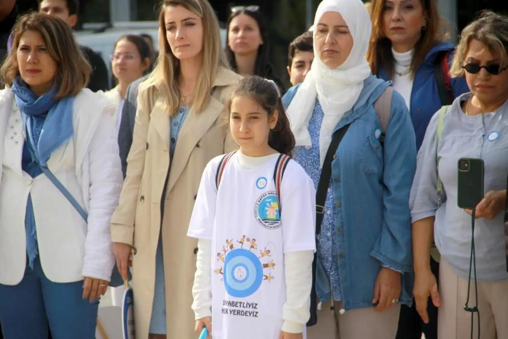 Diyabetliler Derneği'nden çelenk sunma töreni