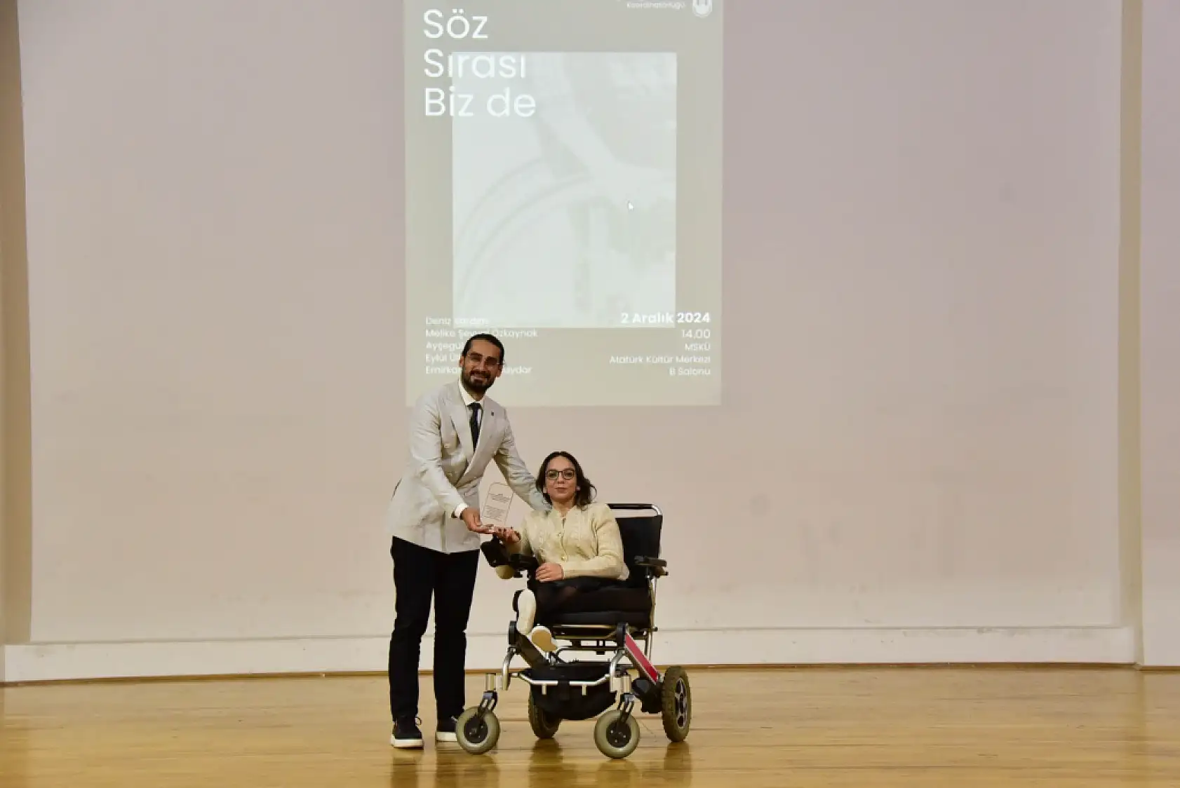 MSKÜ'de 'Söz Sırası Bizde' paneli özel öğrenciler hayat hikayelerini paylaştı