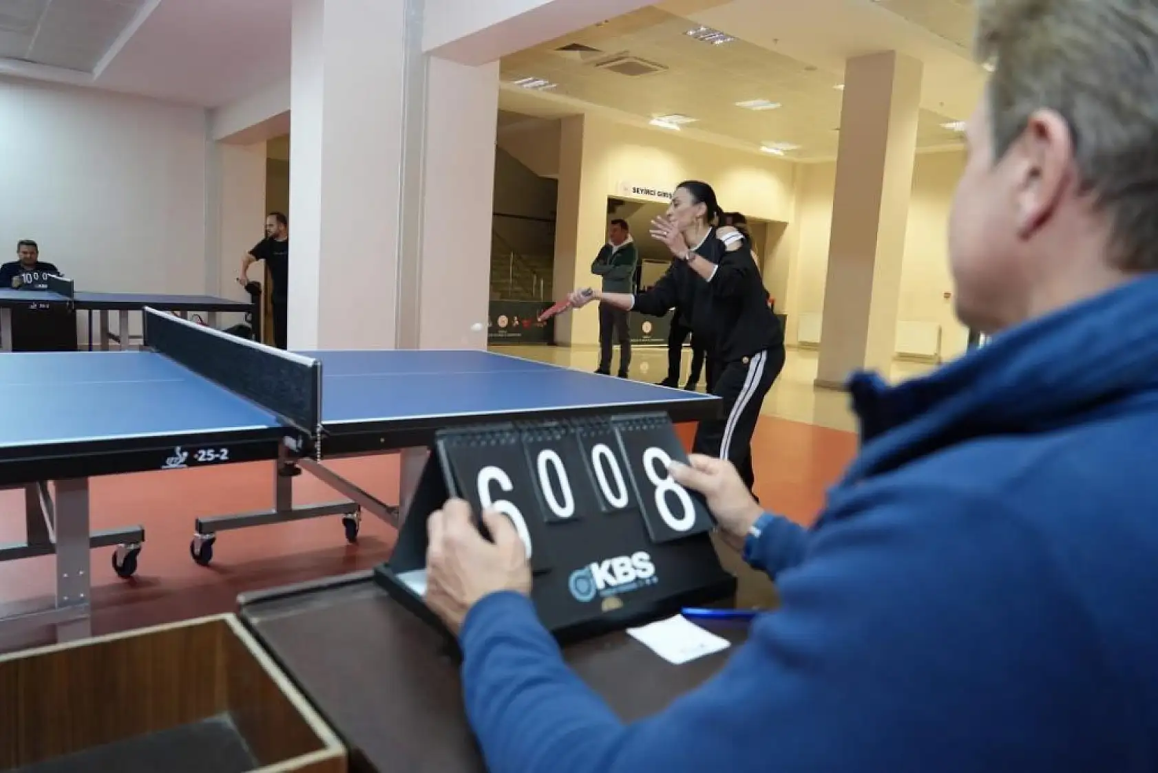 Muğla Etkileşim Günleri kapsamında yöneticiler masa tenisi müsabakalarında buluştu