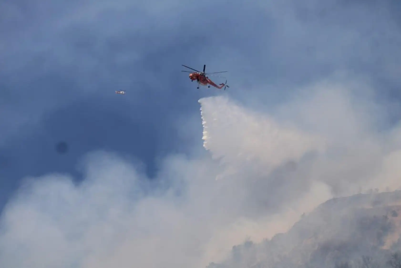 Aydın'daki orman yangınında 7 hava aracı, 244 personel alevlerle mücadele ediyor