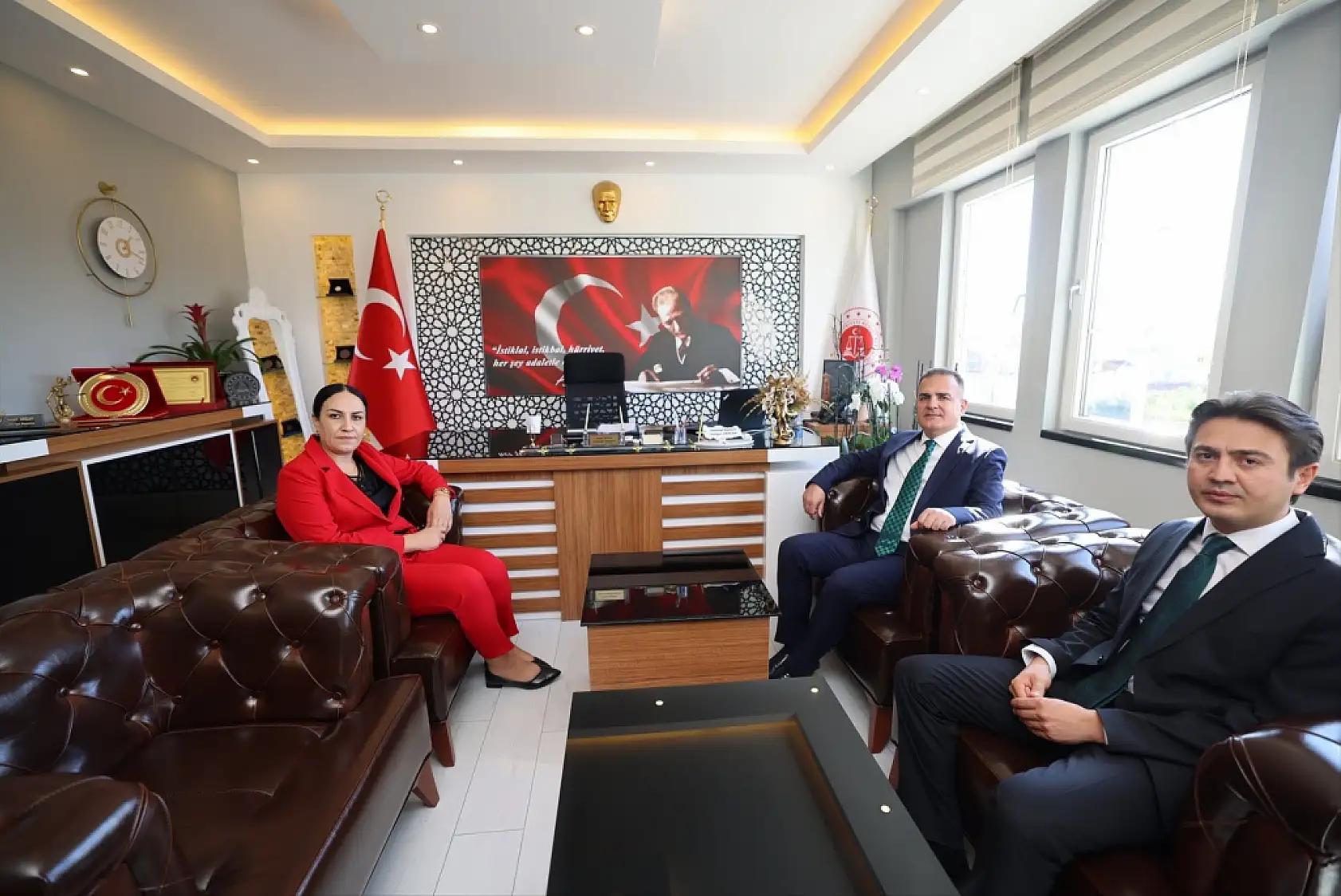 Muğla Valisi Akbıyık'tan Seydikemer Cumhuriyet Başsavcısı Gülşen Arslan'a Ziyaret