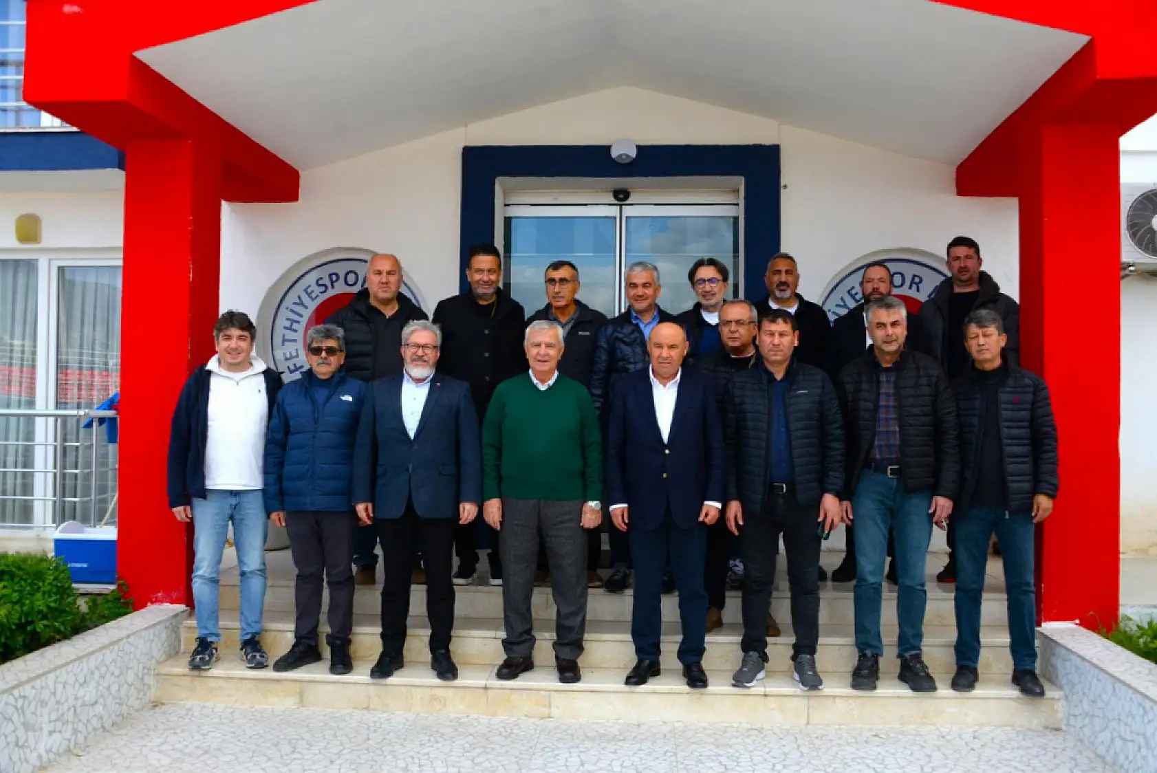 Otgöz'den Fethiyespor ziyareti, stadyum süreci değerlendirildi