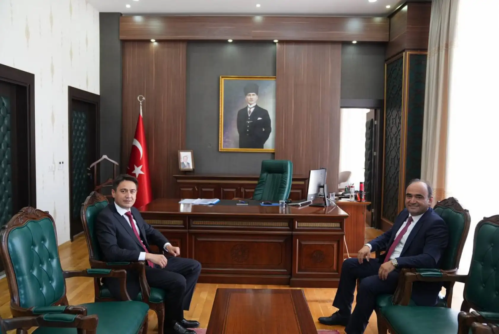 Başkan Akdenizli'den Kaymakam Dilekli'ye Hayırlı Olsun Ziyareti