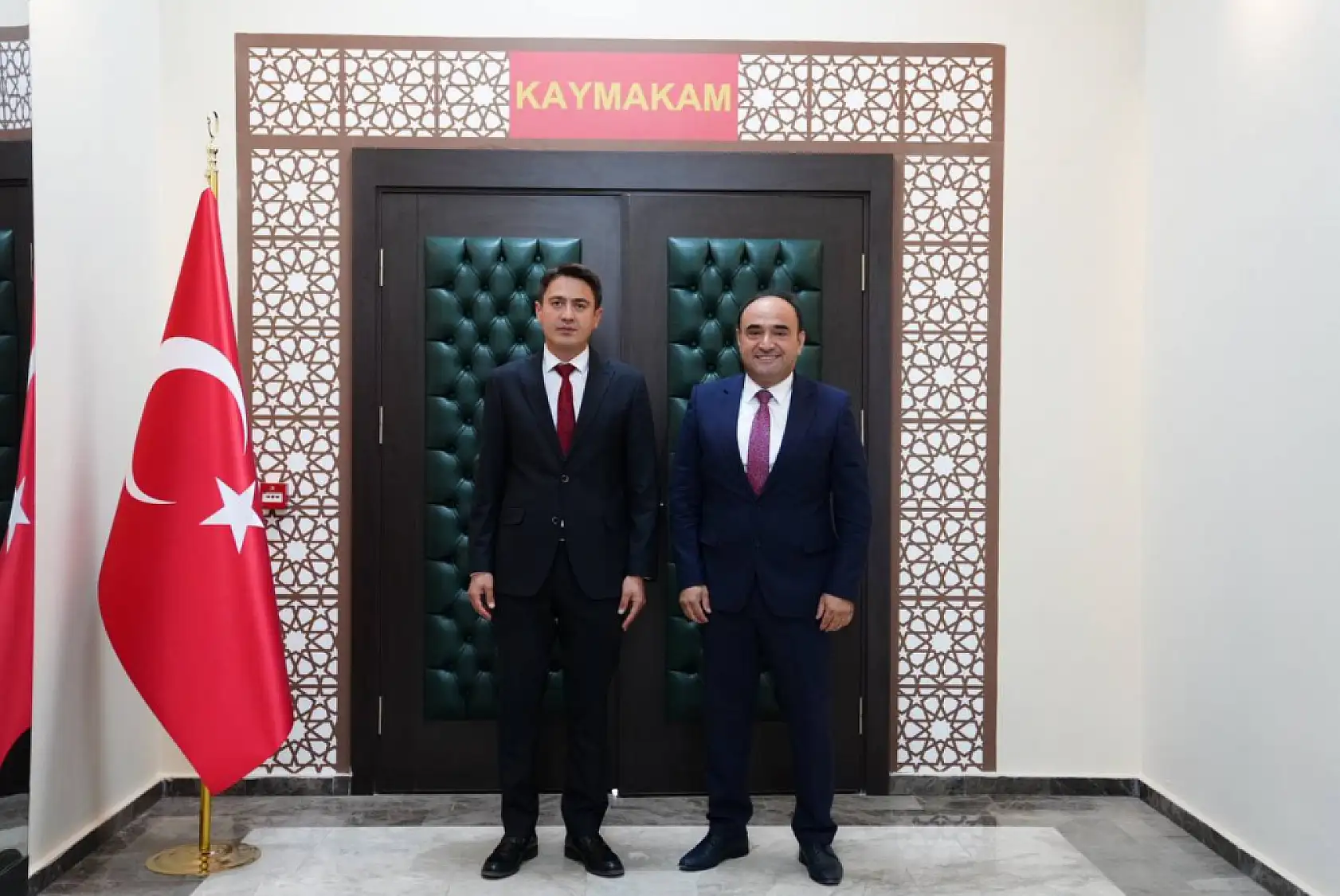 Başkan Akdenizli'den Kaymakam Dilekli'ye Hayırlı Olsun Ziyareti