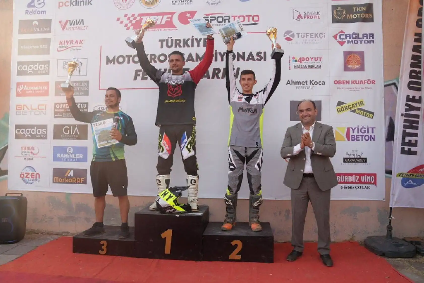 Fethiye'de Motokros şampiyonası sona erdi