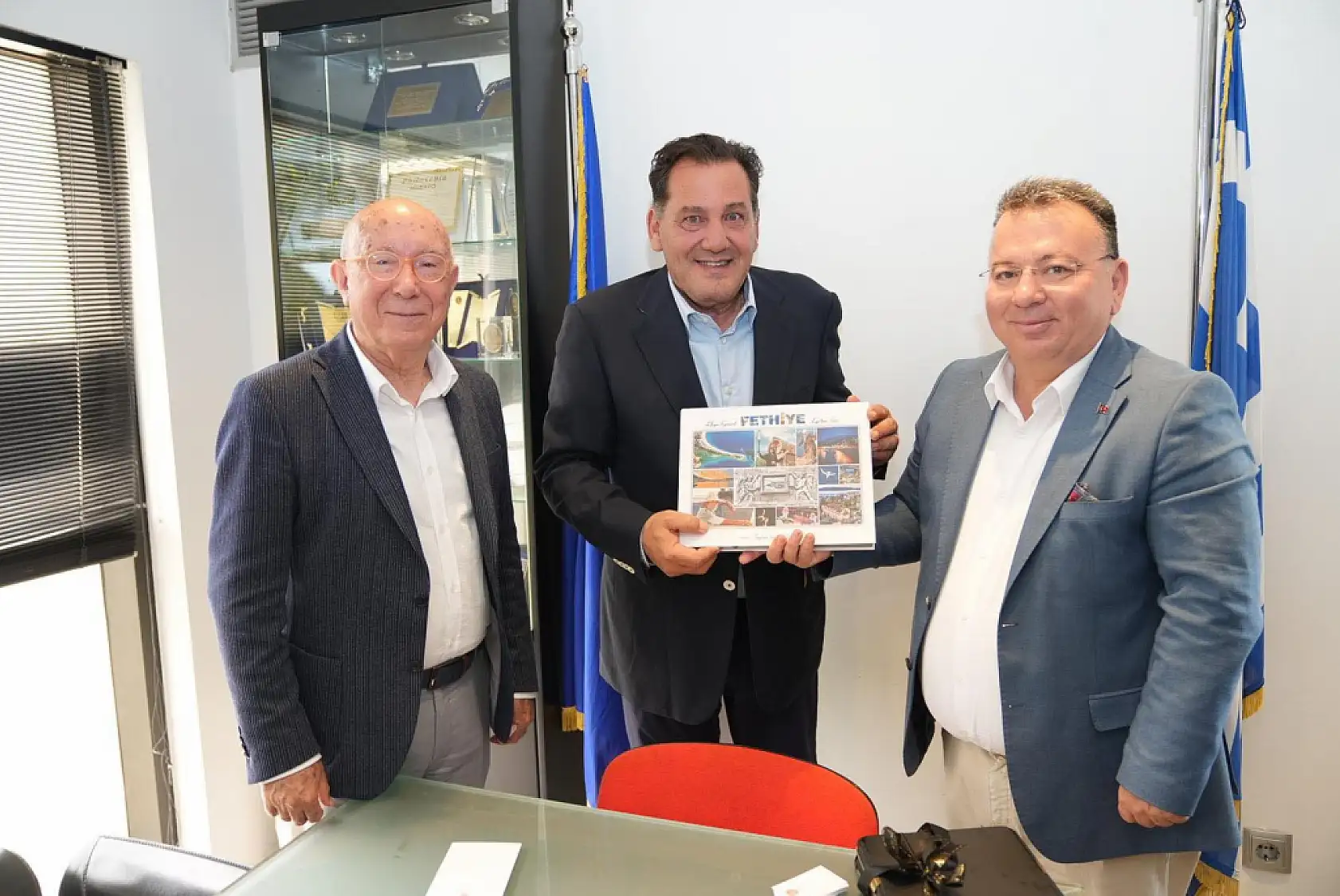 Fethiye'den Rodos'a Giden Heyet Turizm İş Birliği İçin Temaslarda Bulundu