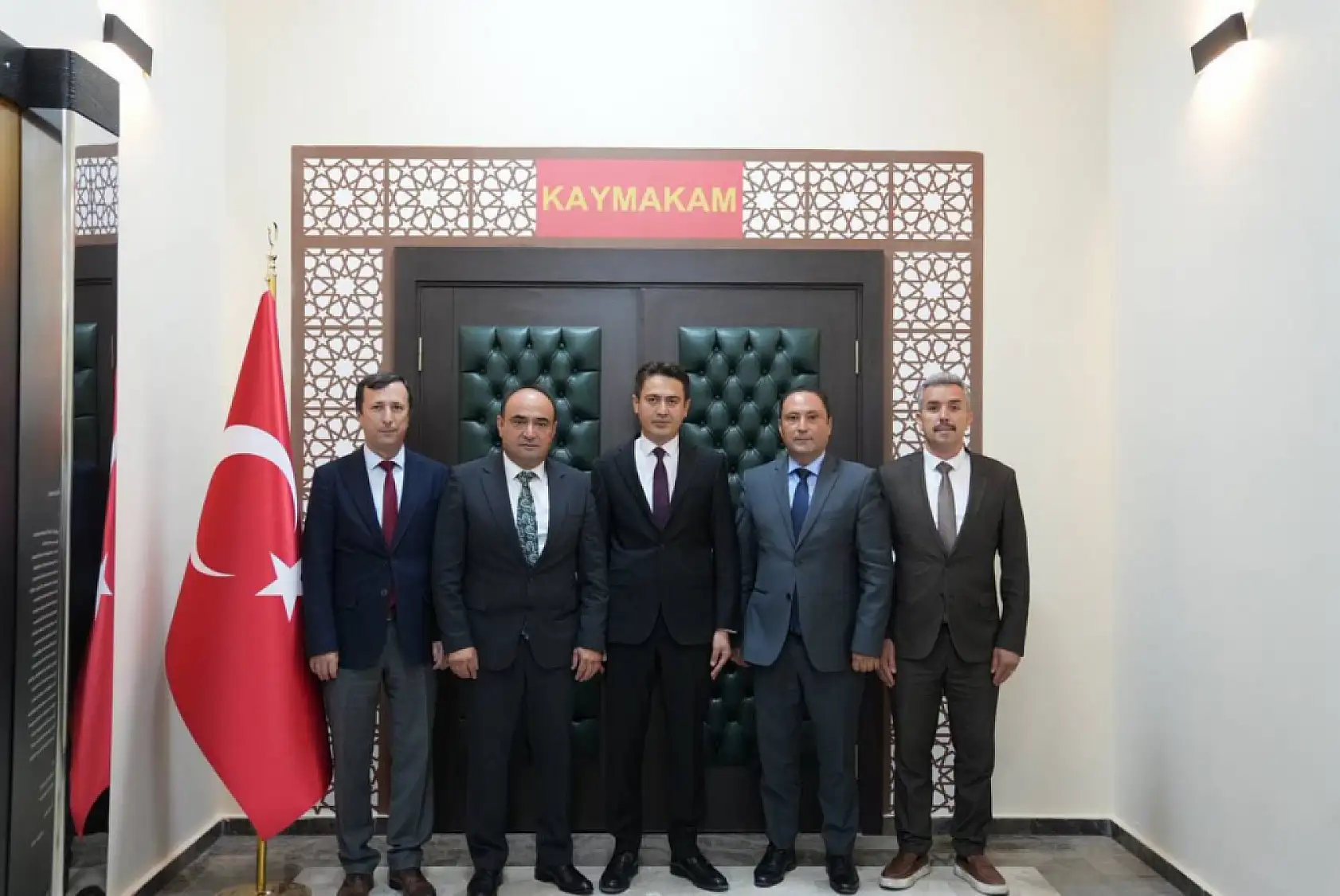 Kaymakam Dilekli'ye Cumhur İttifakı Heyetinden 'Hayırlı Olsun' Ziyareti
