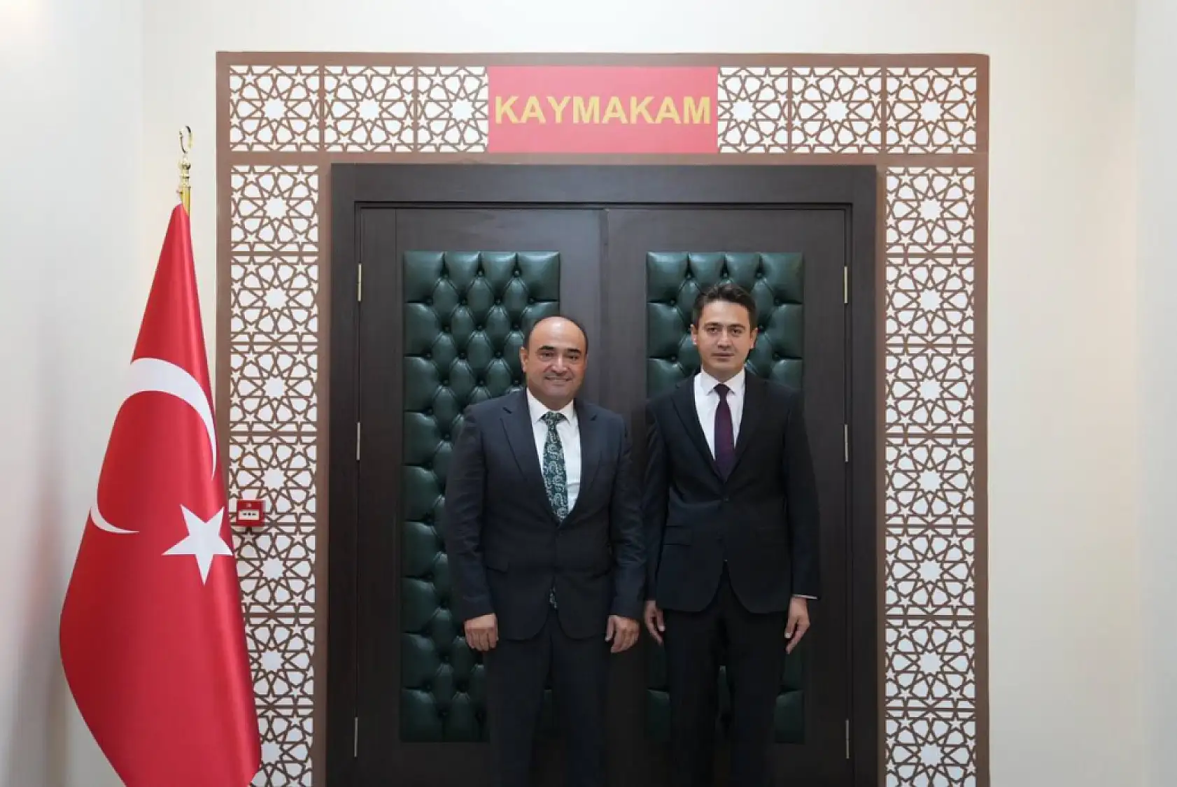 Kaymakam Dilekli'ye Cumhur İttifakı Heyetinden 'Hayırlı Olsun' Ziyareti