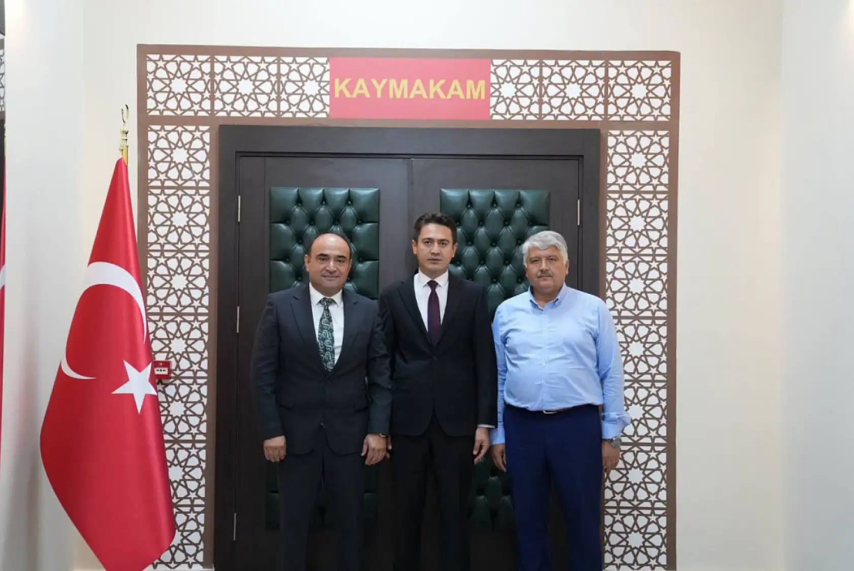 Kaymakam Dilekli'ye Cumhur İttifakı Heyetinden 'Hayırlı Olsun' Ziyareti