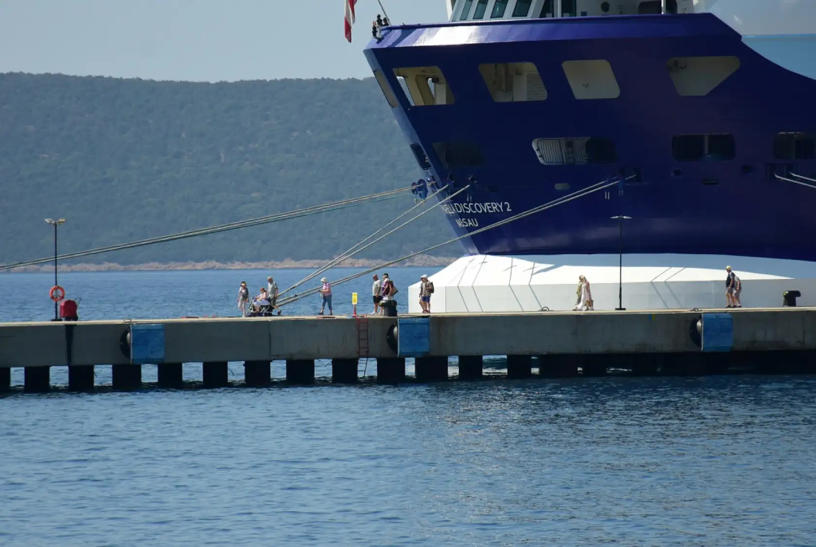 Marella Discovery 2 kruvaziyeri 1708 yolcusuyla Bodrum'a geldi