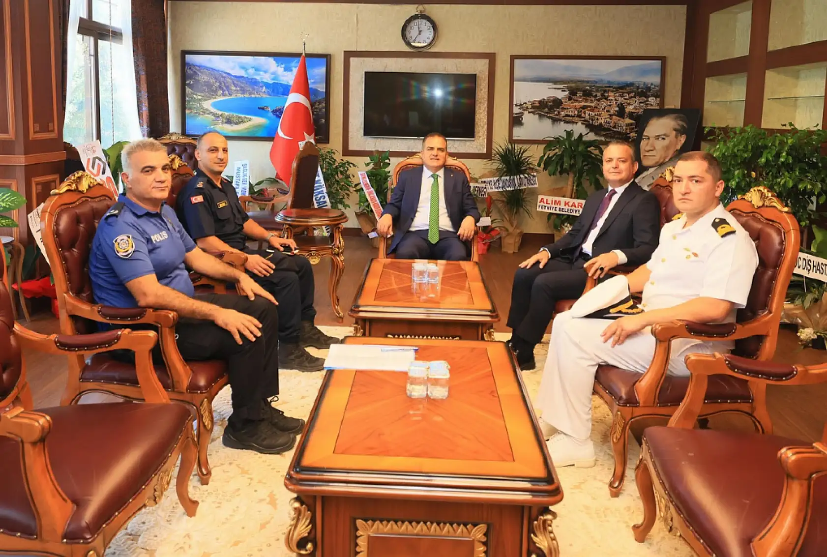 Vali Akbıyık'tan Fethiye Kaymakamı Fatih Akkaya'ya Ziyaret