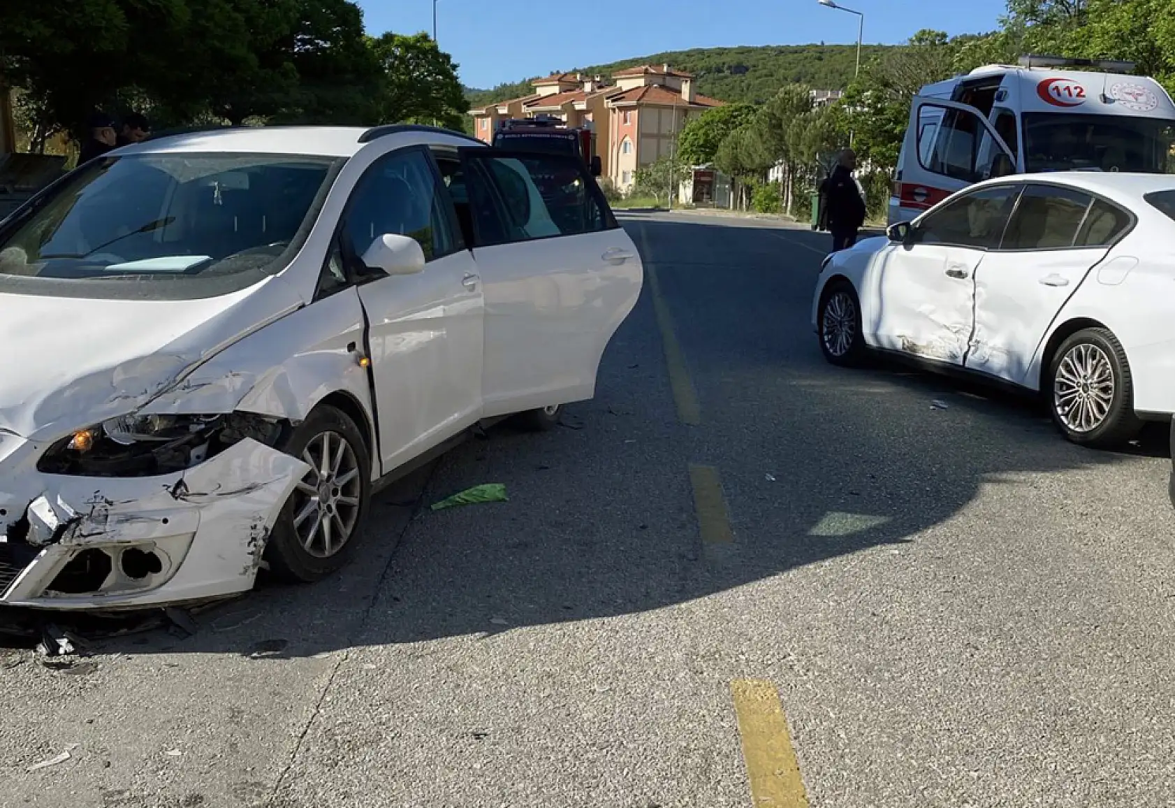 Menteşe TOKİ'de kaza: 6 yaralı
